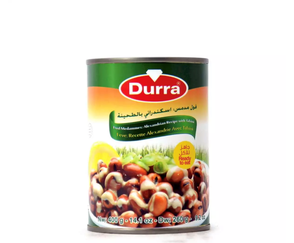 Durra Foul(Bohnen) Alexandrian(mit Sesamsirup) 24 x 400g - Elkhawas ...